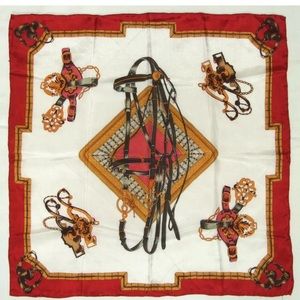 Pure silk scarf Hermès alike